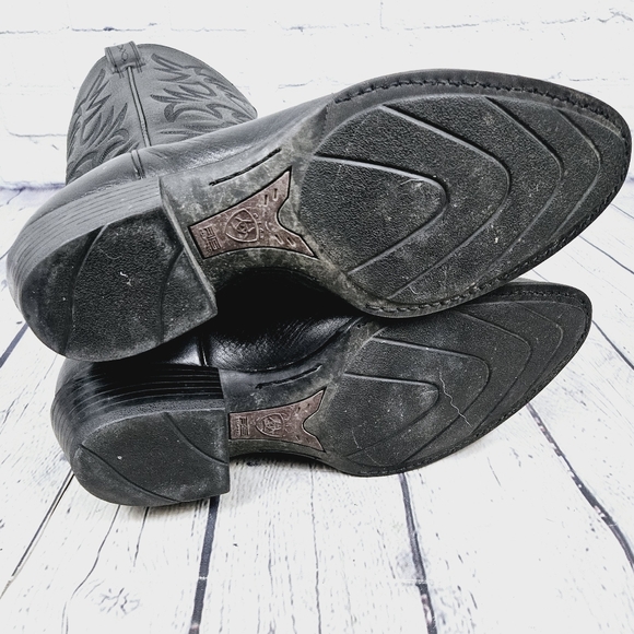 ARIAT | 34770 Heritage round toe cowboy western pullon leather boots - Picture 8 of 14